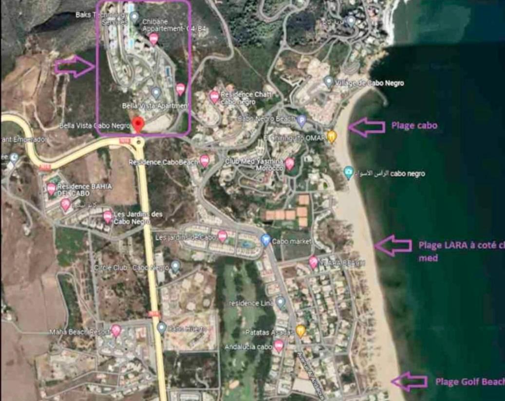 Complexe Bella Vista Cabo Negro Martil Mdiq Avec Piscines Plage Wifi Buitenkant foto